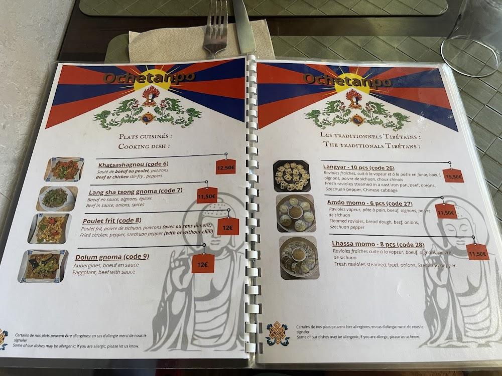 Bienvenue au Tibet - Menu Image 3